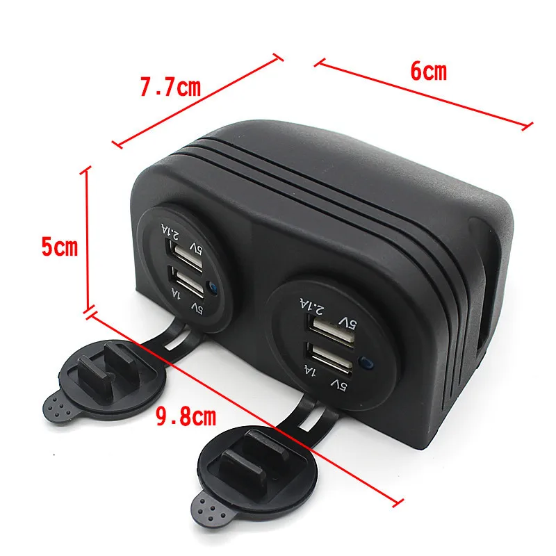 Горячей продажи 12 В автомобилей Грузовик Лодка аксессуары Dual USB Зарядное