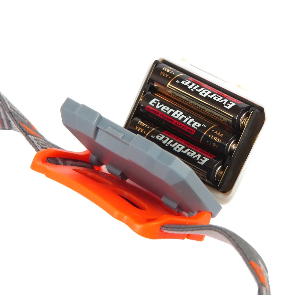 EverBrite 3 Вт супер яркий COB светодиодный налобный фонарь с шт. батареями AAA 5 шт./лот|cob