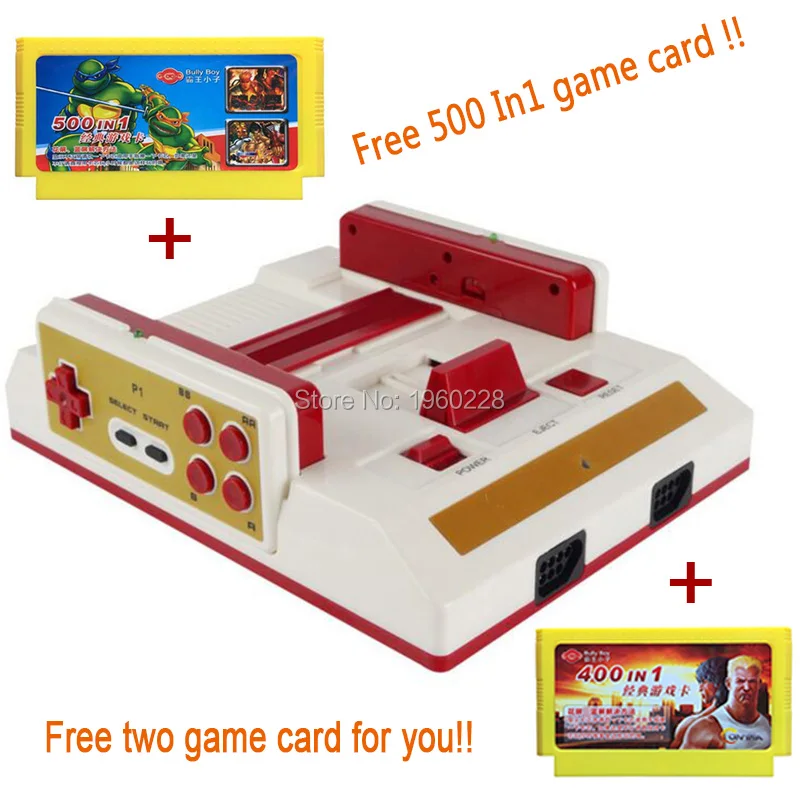 Новый игровой консоли к ТВ с Беспроводной геймпад HD HDMI для 8bit Семья игры + 500 in1 400