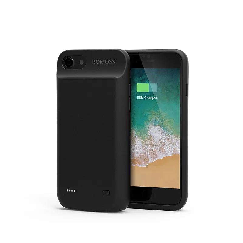 Black For iPhone 7 Чехол для аккумулятора Romoss 5600 мАч для iPhone 7, внешний аккумулятор, чехол для зарядки для iPhone 7, чехол для зарядного устройства - Цвет: Black For iPhone 7