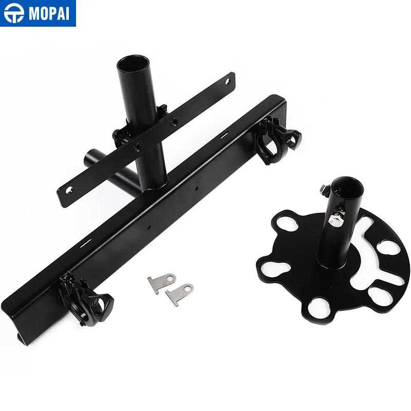 MOPAI Автомобильный держатель для запасных шин с флагом кронштейн номерного знака