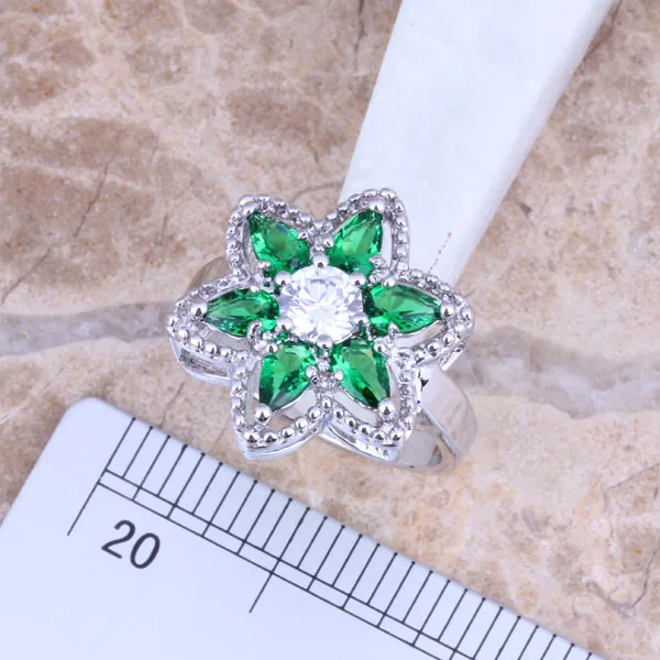 Комплект из кольца серёг и с фианитом|silver jewelry set|jewelry setsearring pendant |
