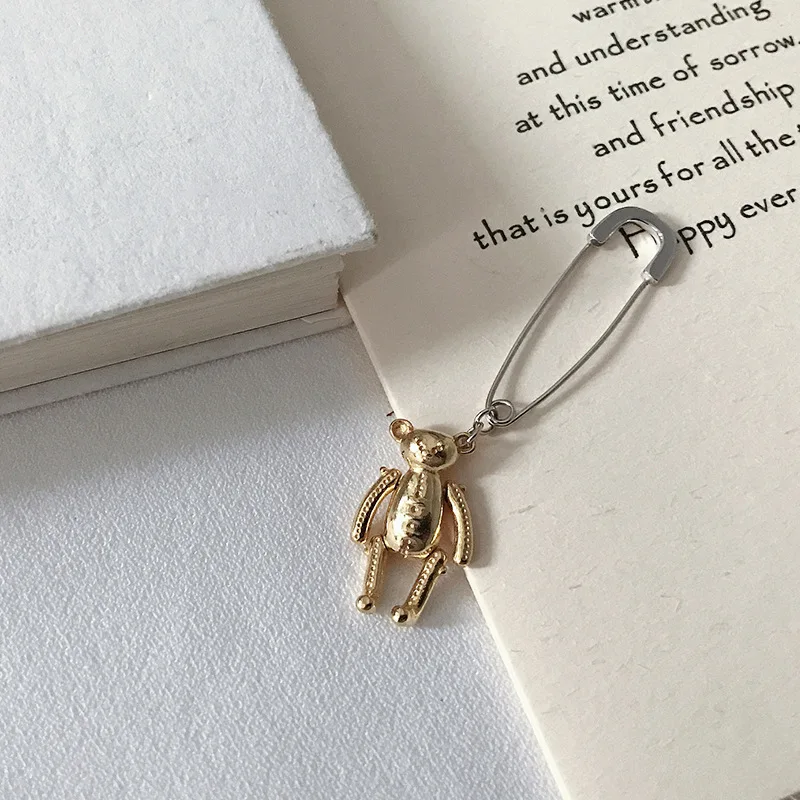 Seemulem новые серьги с плюшевым мишкой для женщин романтические корейские длинные