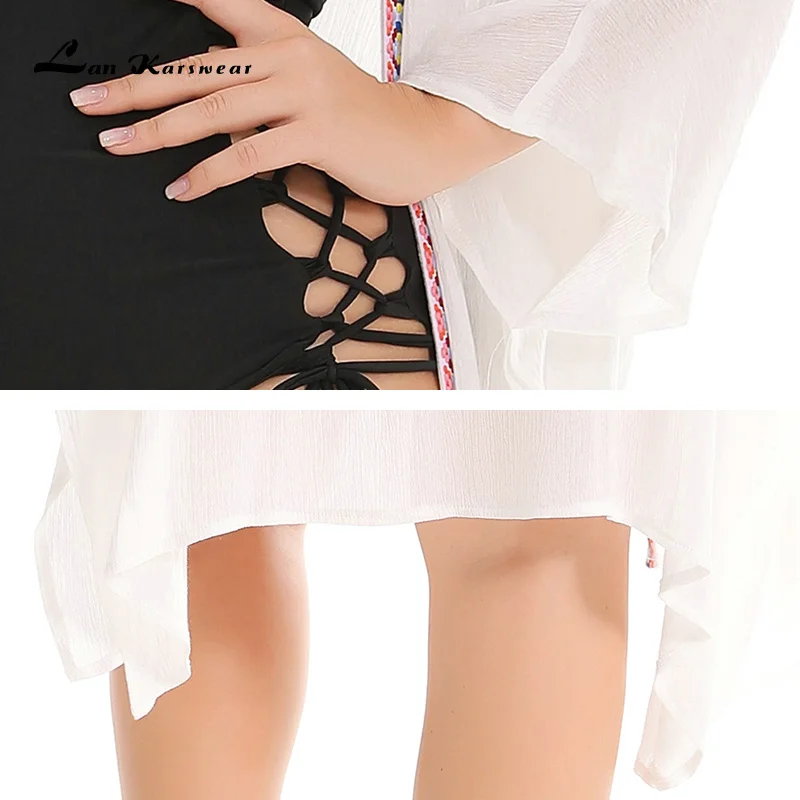Lan Karswear накидка длинная Rayon an100 % искусственный шелк сплошной цвет Перспектива