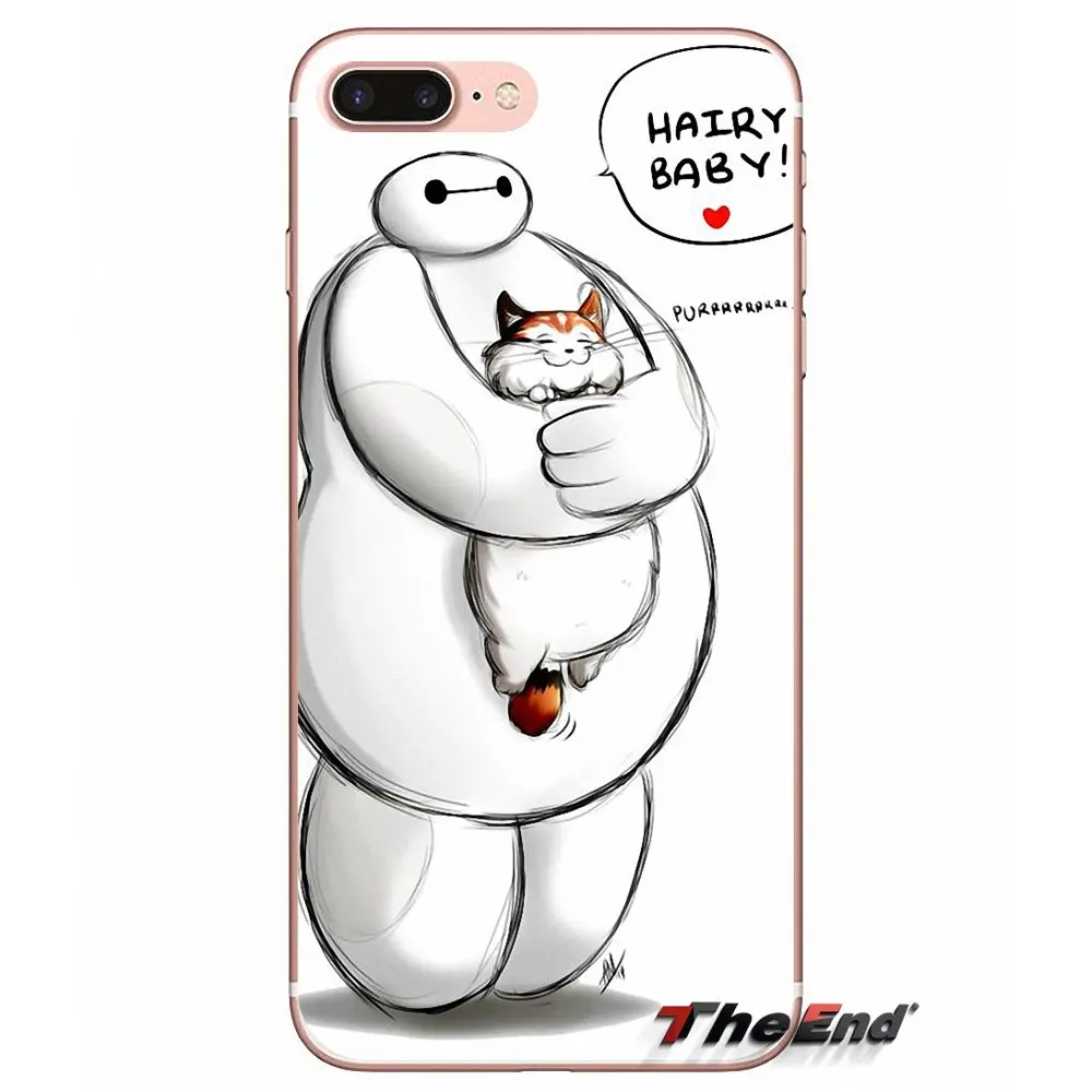 Японии аниме большой герой 6 Полет Baymax Чехол Для Сяо mi красный 4 3 S Pro 4i 4C 5 5S Max