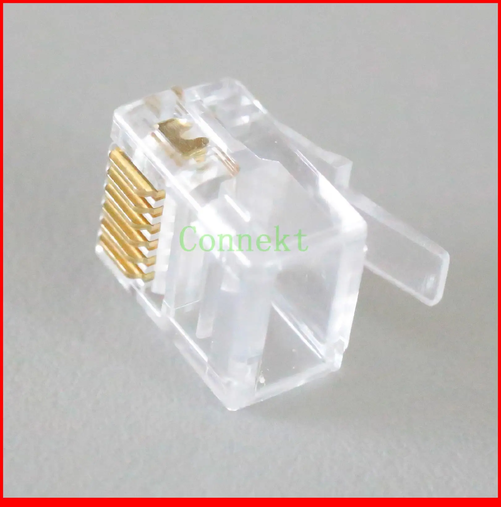 100 шт. RJ12 RJ11 тел. Вилка ADSL модульные штекеры 6P6C для фотокабеля|plug connector|plug rj11plug cable |