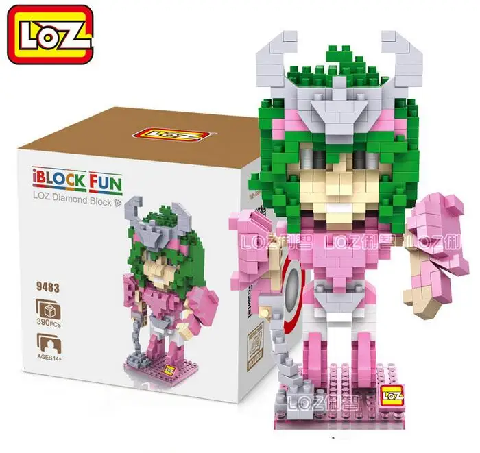 Sainte Seiya LOZ DIY алмазные блоки 3D Кирпичи Строительные мультфильм игрушки для детей с
