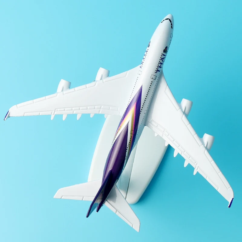 2019 Brinquedo 16 см сплава тайский A380 авиации игрушечные Самолеты самолета хобби