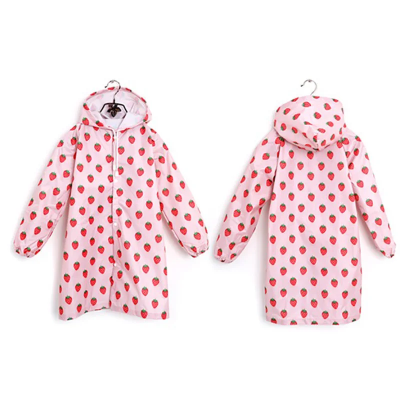 Детский плащ; милый Капа De Chuva Infantil; водонепроницаемый японский детский Дождевой Плащ; накидка; пончо; дождевик Толстовка для собак; jaqueta; непроницаемый - Цвет: Pink