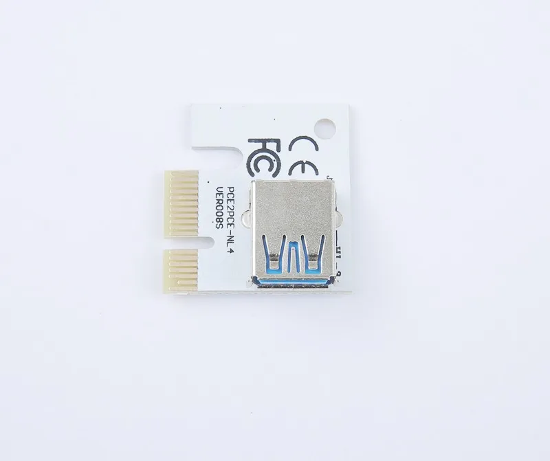 Новая 3в1 VER008S 60 см PCI-E переходная карта с 4pin 6pin Sata Molex Power PCIe 1x до 16x расширитель для