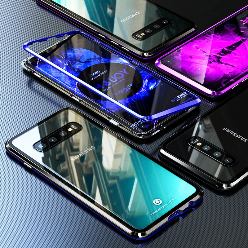 Магнитный адсорбционный чехол для телефона Samsung Galaxy Note 10 Plus магнитный