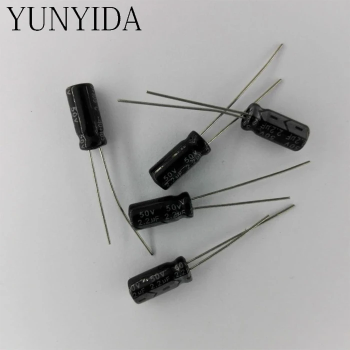 Алюминиевый электролитический конденсатор 50 в 2 мкФ 4*7 мм шт.|electrolytic capacitors|aluminum