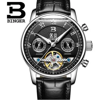 Женева 3D логотип Tourbillon Для мужчин наручные часы Военная Униформа Спорт Скелет