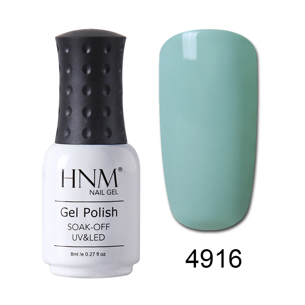HNM 8 мл Лак для ногтей светильник цветной Nagellak УФ светодиодный лак для ногтей Vernis Полуперманентная краска для грунтовки гель лак Vernis a Ongle - Цвет: 4916