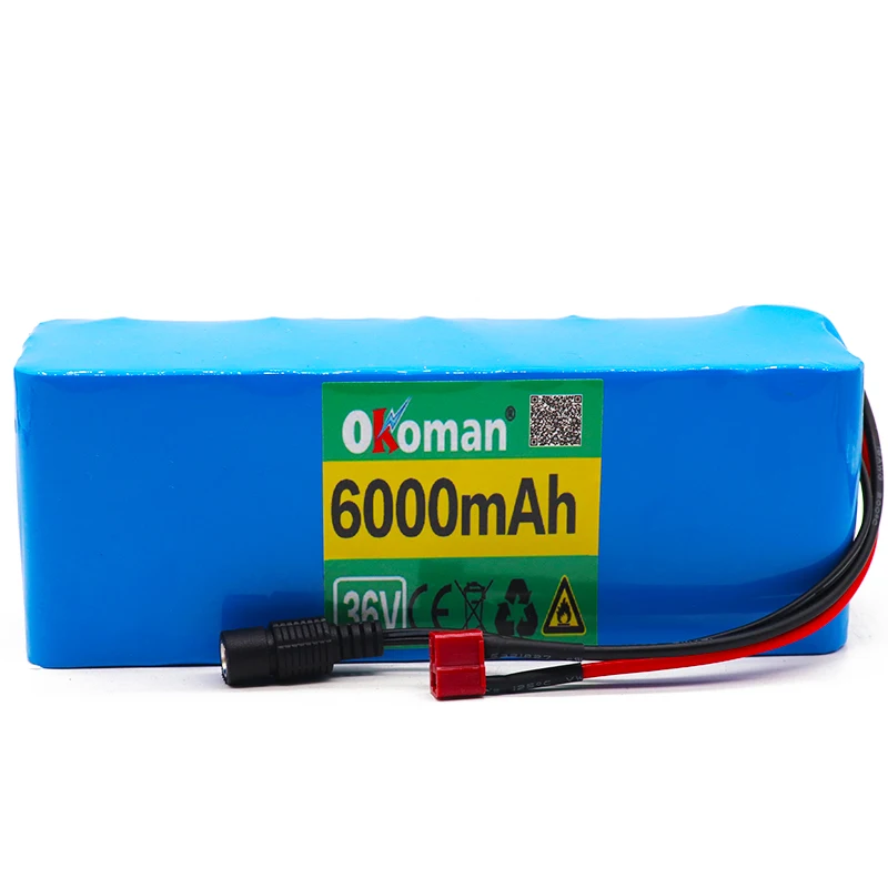 36V 6Ah 10S3P 18650 аккумуляторная батарея модифицированные велосипеды защита
