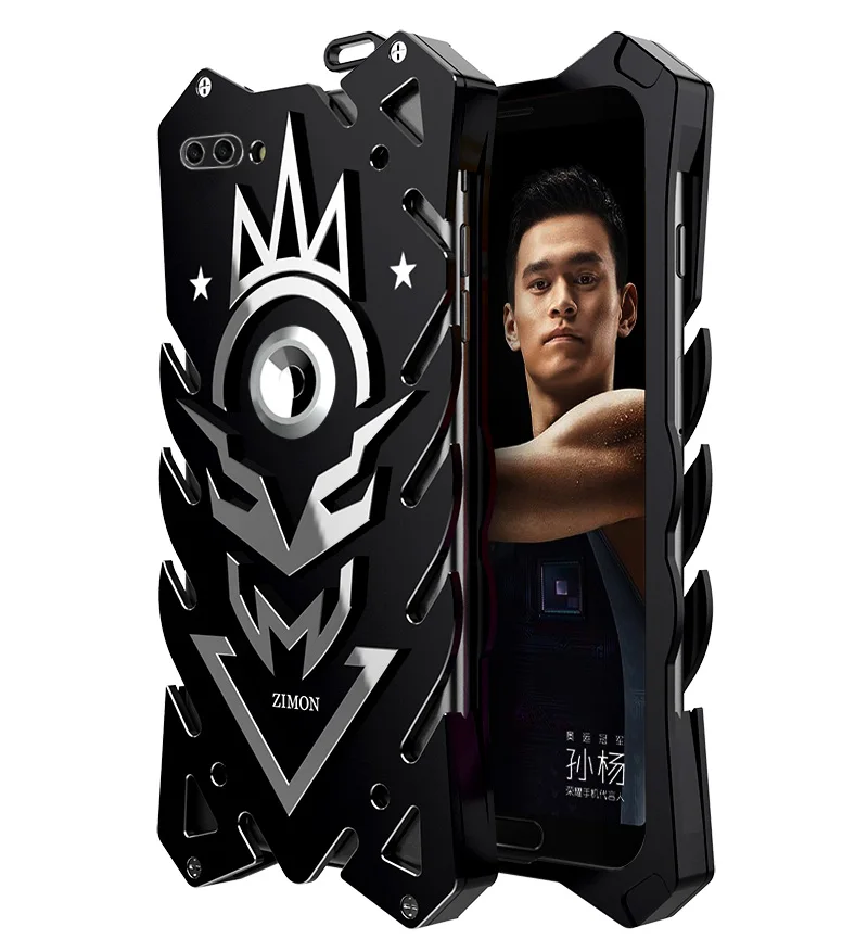 Zimon Armor II авиационный алюминиевый металлический чехол для Huawei Honor10 9i Honor Note 10 20 Pro