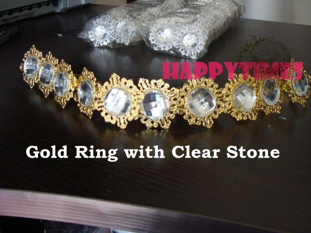 Золотое кольцо с прозрачным камнем для салфеток кристальным бриллиантом акрил