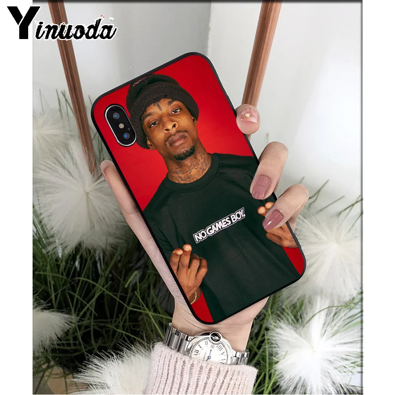A12 Yinuoda Rapper 21 Savage высококачественный чехол для iPhone X XS MAX 6 6S 7 7plus 8 8Plus 5 5S XR - Цвет: A12