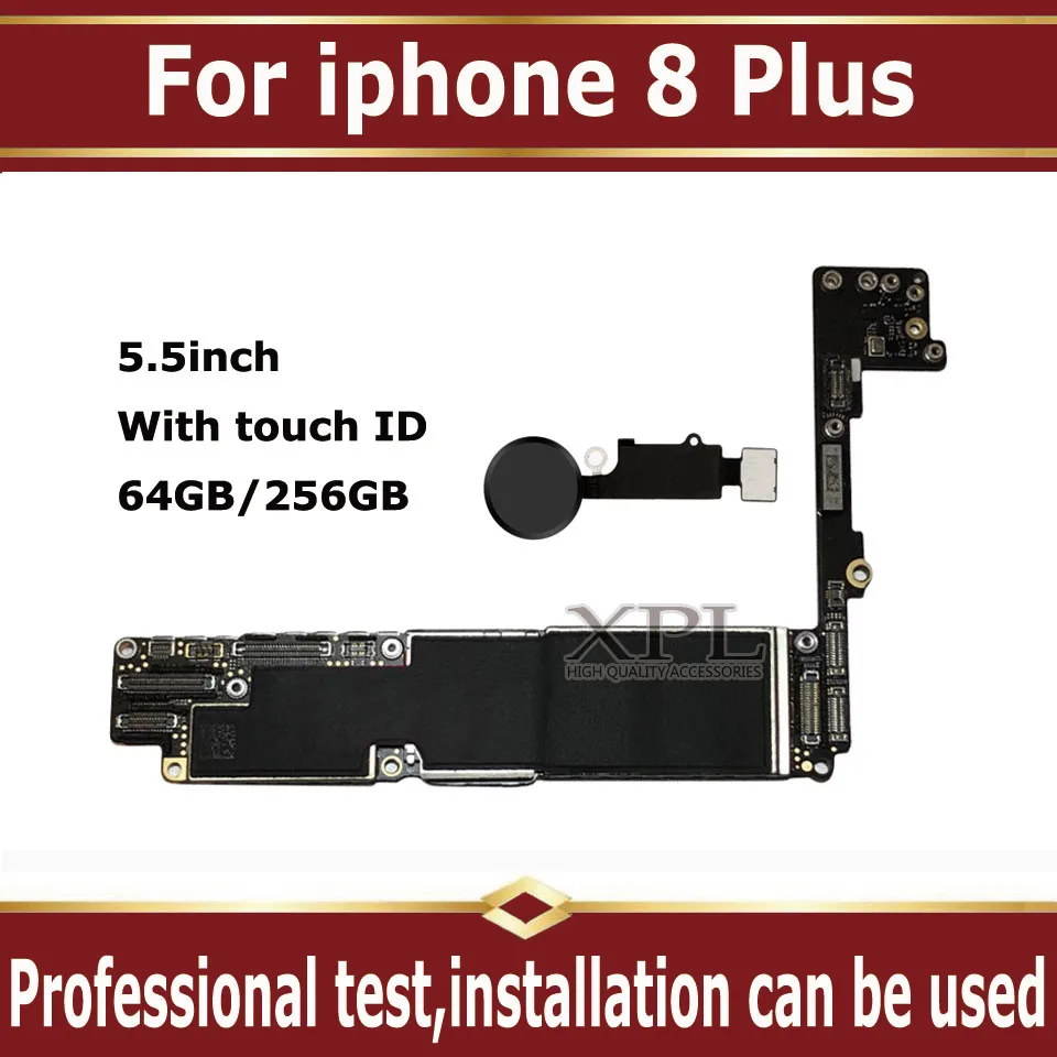 Оригинальная разблокированная материнская плата 64 Гб 256 ГБ для iPhone 8 Plus с полным
