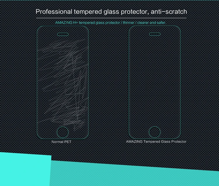 Оригинальное стекло Nillkin для iphone 5 5s se Amazing H + нанометр защита от взрыва закаленное