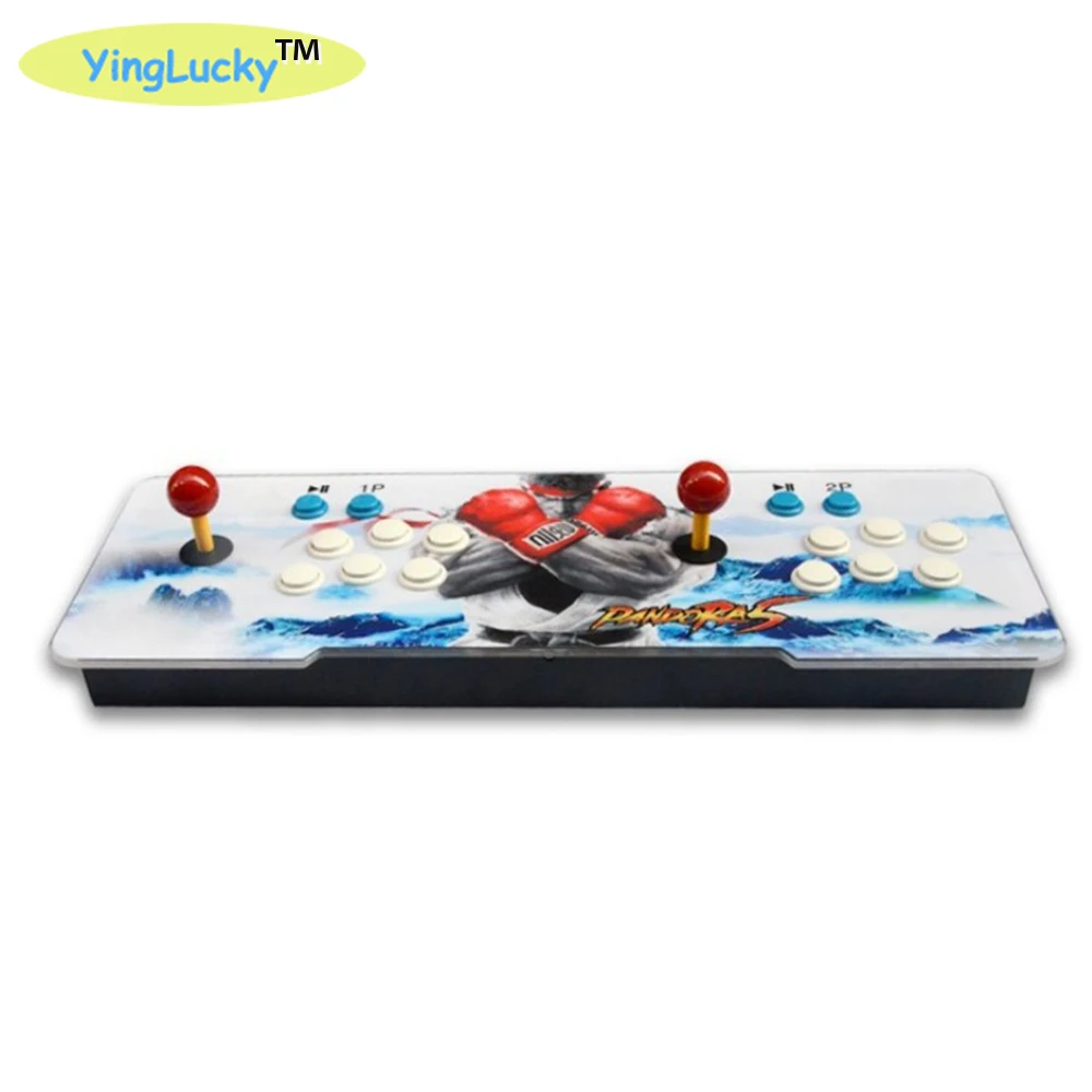 Sanwa Pandora Box 9 1500 В 1 аркадная игра акриловая Консоль 2 игрока игровой контроллер консоль HDMI VGA USB Pandora box 6s/9/9 s