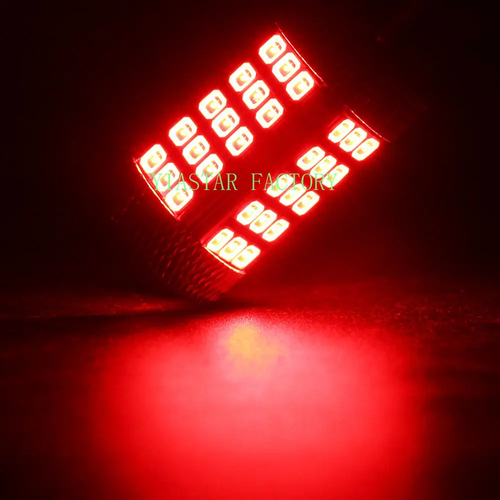 

Yiastar 10pcs/lot DC 12V 2835 66 SMD 1156 BA15S 1157 BAY15D Car LED Bulbs Turn Signal Light Parking Auto Tail Lamp 4 Colors