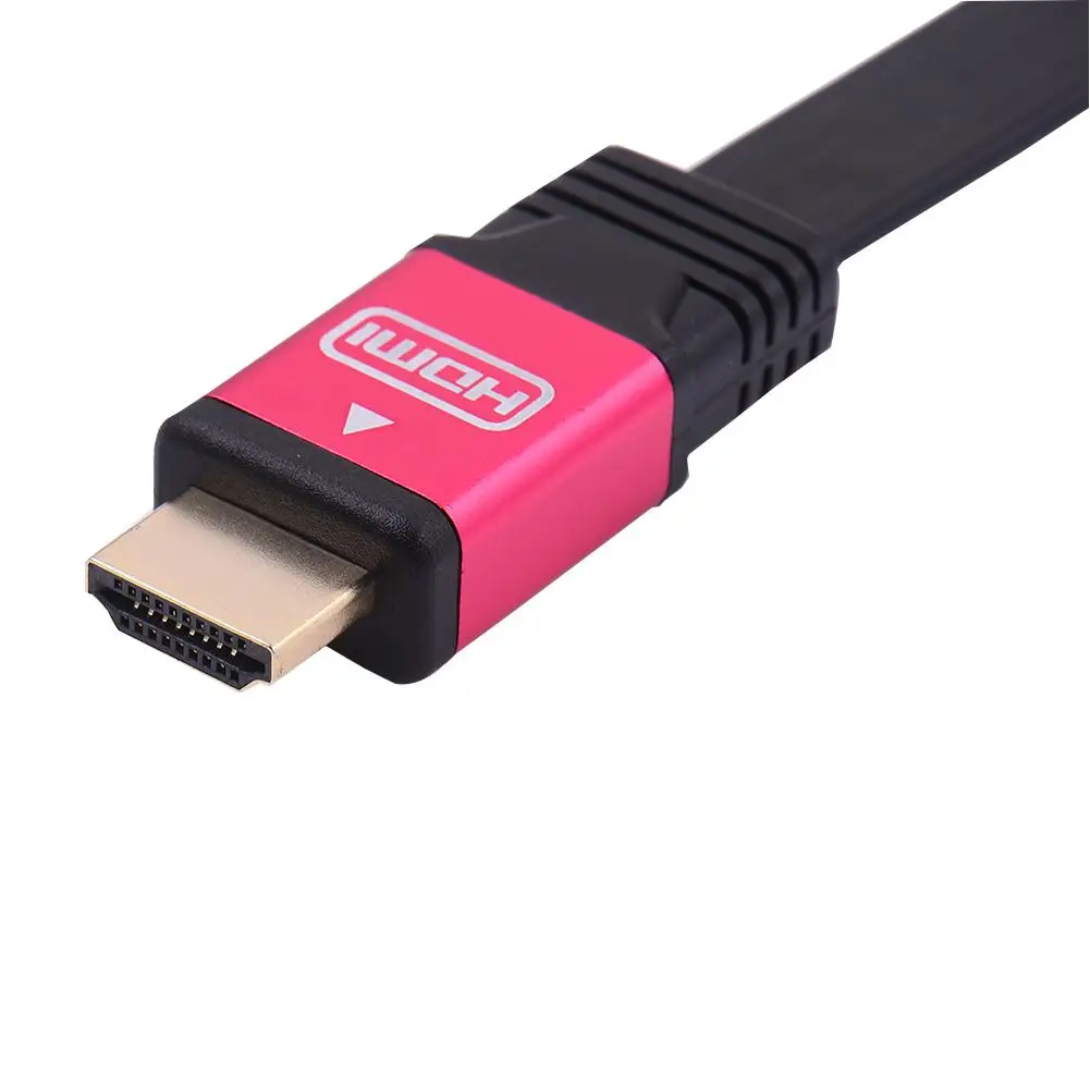 Full HD 1080p Аудио кабель высокого качества HDMI 2 0 аудио кабели плоский Поддержка 32