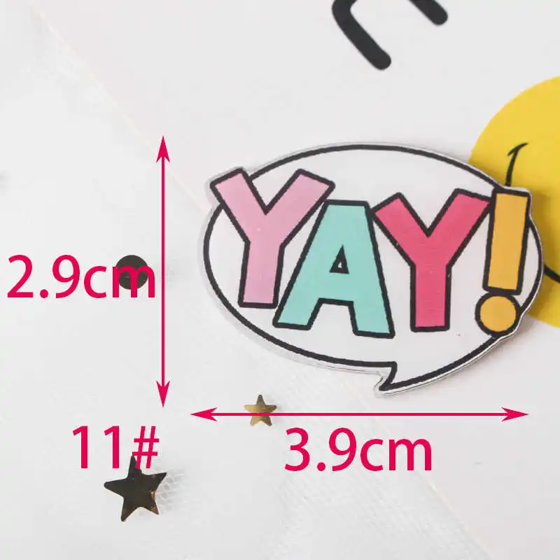 NO11 1 шт. микс конфеты Радуга мультфильм значки на булавке Kawaii значок bacgets на рюкзак значки на одежду акриловые значки Z74 - Цвет: NO11