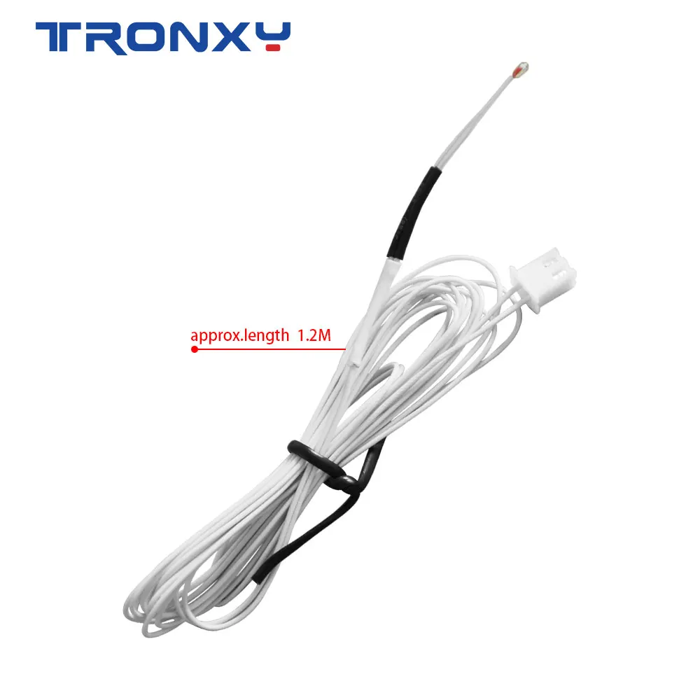 TRONXY 5 шт. Запчасти для 3D принтера 100K Ohm NTC 3950 Термисторы с кабелем 1 2 A4988 MK2B HEATBED