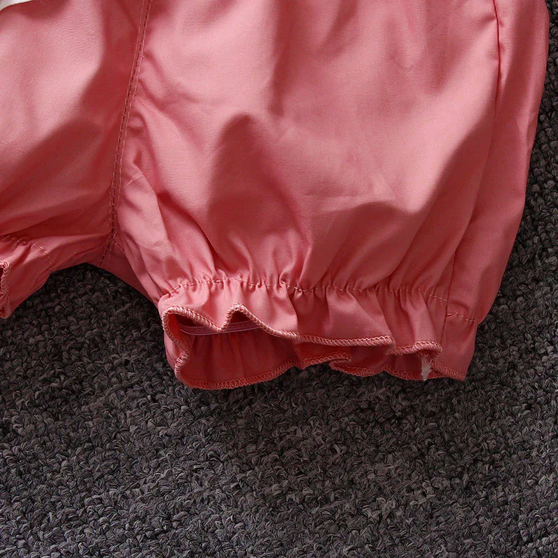 Новинка 2019 года комплект летней одежды для маленьких девочек футболка с