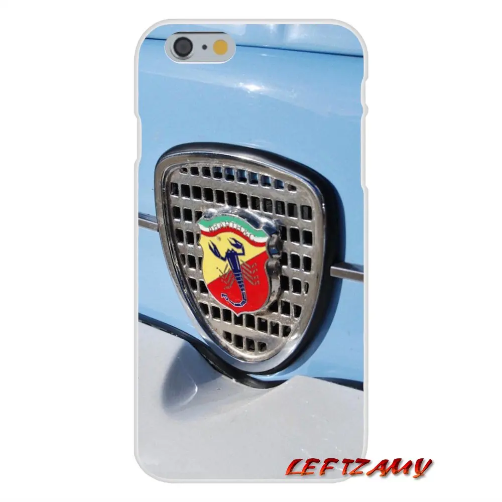 Для iPhone X 4 4S 5 5S 5C SE 6 S 7 8 плюс аксессуары телефон чехлы супер автомобилей abarth