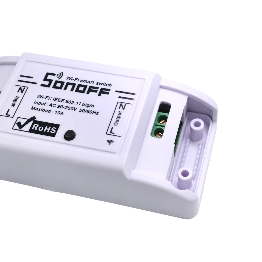 10 шт. Sonoff базовый беспроводной wi-fi-переключатель для умный дом автоматизация релейный модуль 10A 90-250 В для IOS Android пульт дистанционного управления