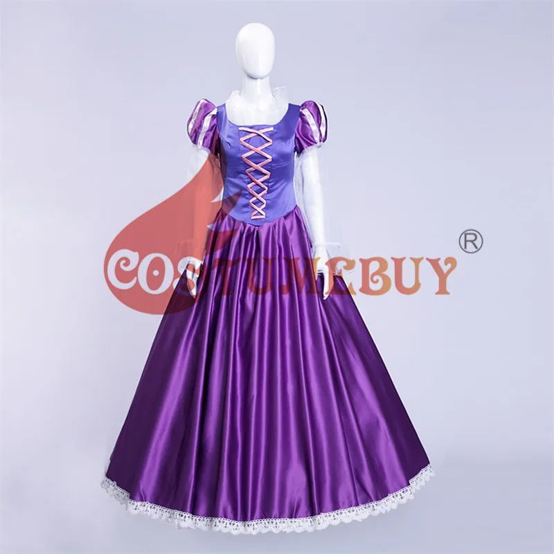 Costumebuy запутанное нарядное женское платье, маскарадный костюм для женщин и девочек, фиолетовые платья принцессы Рапунцель, наряд на заказ