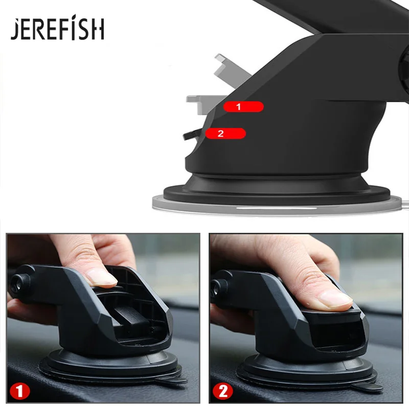 Автомобильный держатель для телефона JEREFISH с крепкой липкой присоской