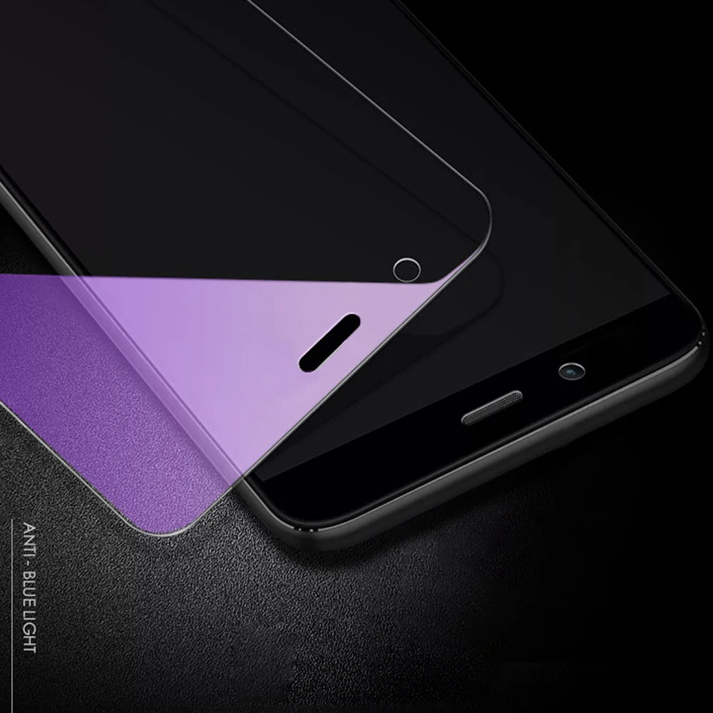Закаленное стекло с защитой от синего излучения для Huawei P10 P9 plus P20 P30 pro полное