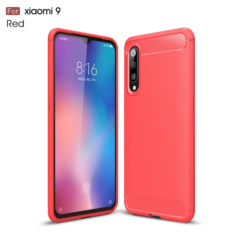 

Phone Case For Xiaomi Mi 9 Cover Shockproof Soft TPU Brushed Back Case For Xiaomi Mi9 Case Shell For Xiaomi Mi9 Mi 9 Funda 6.39"