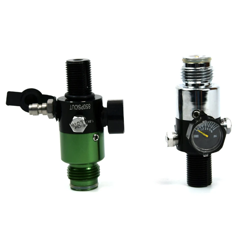PCP Пейнтбол HPA регулятор 4500psi вход 850psi выход 5/8 18UNF регу2085|Пейнтбольные аксессуары|
