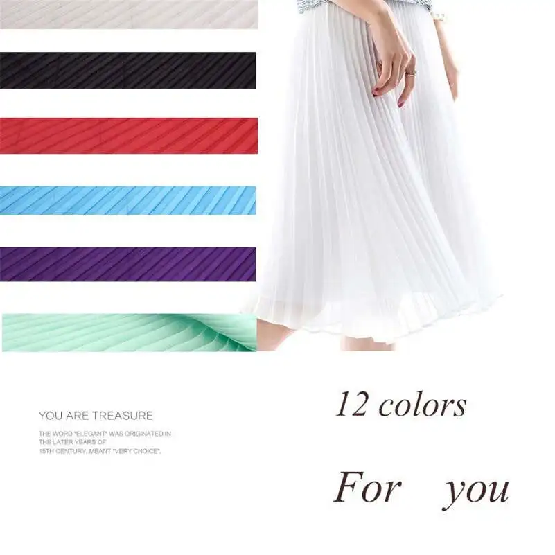 Шифон Жоржет плиссированная Ткань Ремесло Материал летнее платье рубашка ткань