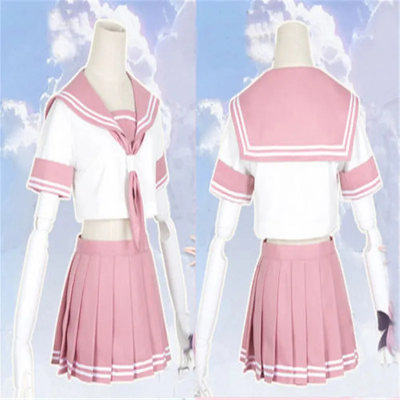 Takerlama Fate Apocrypha FGO Astolfo косплей костюм розовый матросский JK школьная форма платье