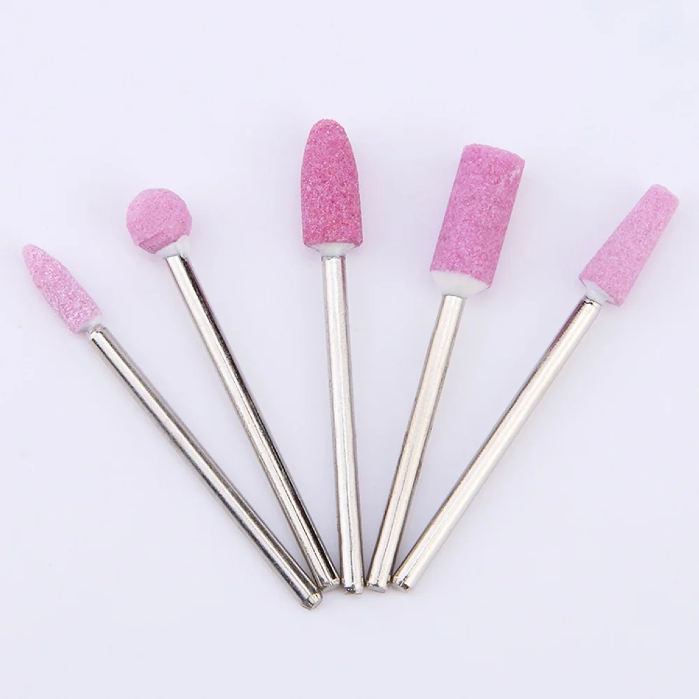 1pc Nail Art Grinding Drill Bits Quartz Bullet Bit Electric Manicure Machine Head Gel Polish Cuticle Removal Blue Mill Tool New | Красота и