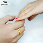 QA 24K чистое золото кольцо Настоящее AU 999 твердые золотые кольца Красивая Романтическая любовь высококлассные трендовые классические ювелирные изделия горячая Распродажа Новинка 2020