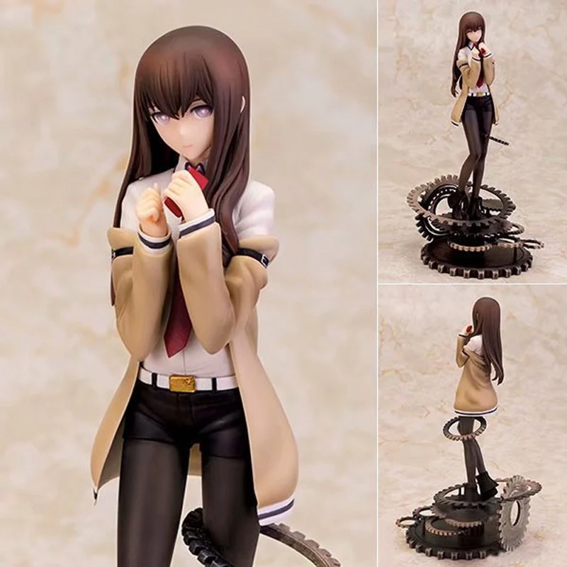 10 &quotsteins Gate аниме макисэ курису 2nd ver. В коробке 26 см ПВХ фигурка Коллекция Модель