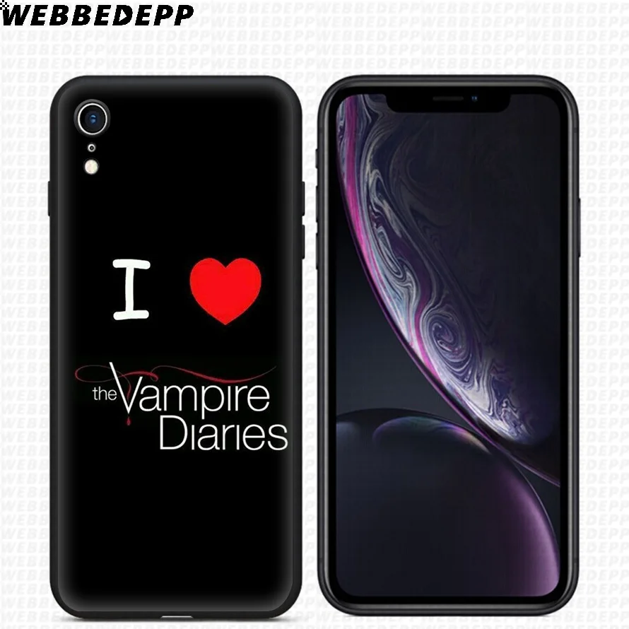 WEBBEDEPP Дневники вампира Стефан Мягкий силиконовый чехол для iPhone 11 Pro Xr Xs Max X или 10 8 7