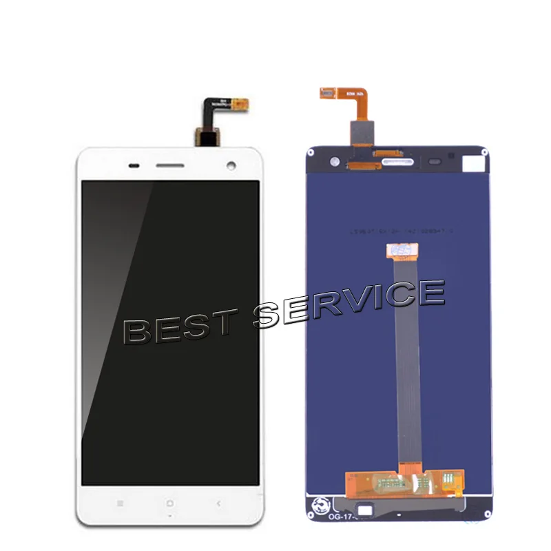100% новый ЖК-дисплей для xiaomi mi 4 m4 mi4 с сенсорным экраном дигитайзер в сборе +