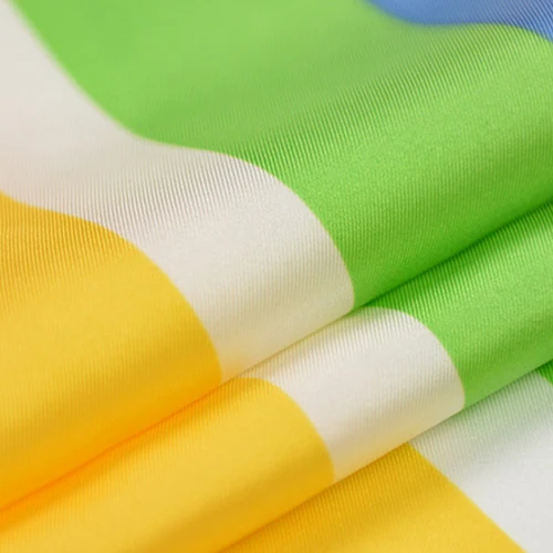 Fashion rainbow striped design pure silk twill fabric 140cm width STW098 | Дом и сад