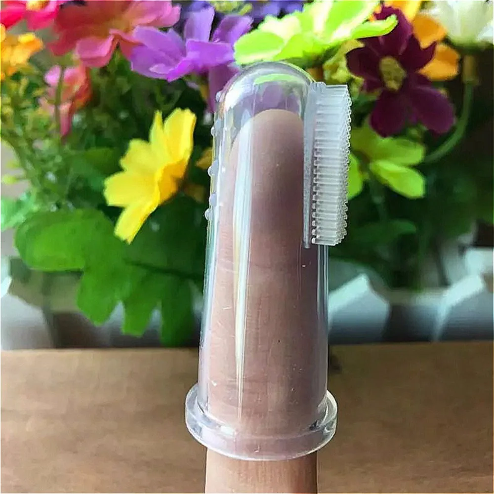 5 шт. Силиконовая зубная щетка для домашних животных собак Защита окружающей