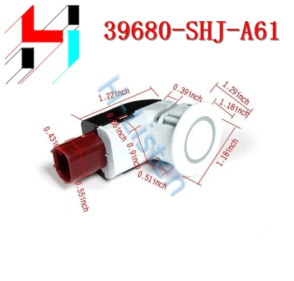 (10 шт.) Новые черные Датчики парковки PDC 39680SHJA61 39680-SHJ-A61 подходят для Honda Odyssey 2005-2009 CRV