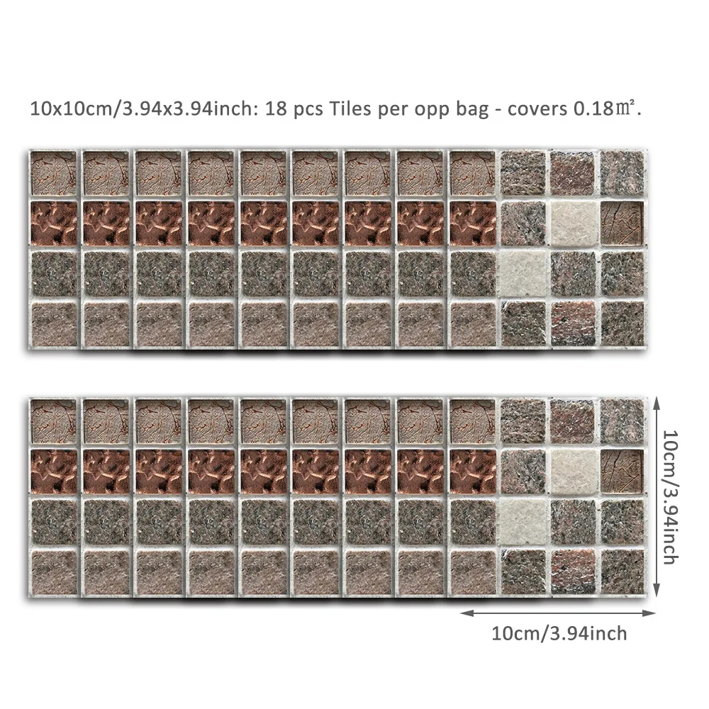 Funlife Spot каменная текстура мозаика самоклеющиеся наклейки на стену ванная комната