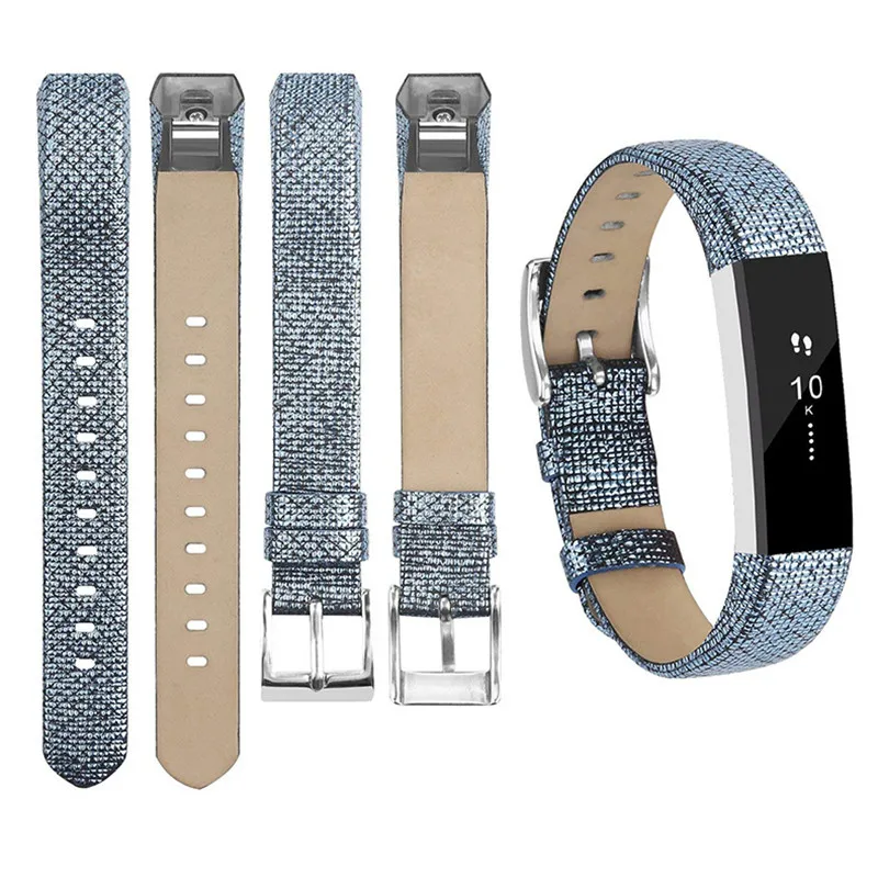 blue band Ремешок Для Fitbit Alta hr, кожаный браслет для женщин, розовое Золотое запястье для Fitbit Alta HR, сменный Браслет - Цвет ремешка: blue band