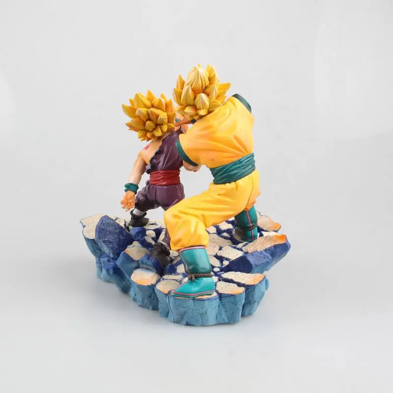 Аниме HKXZM 17 см драконий жемчуг Z Super Saiyan Son Goku Gohan для папы и сына kamegameha ПВХ фигурка